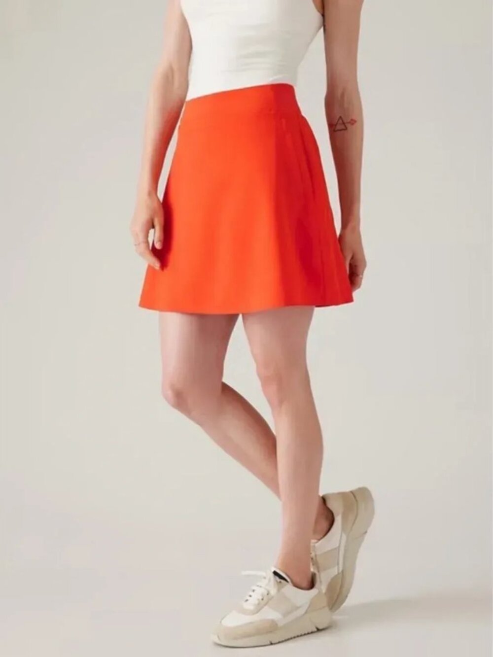 NWT Athleta Brooklyn Heights Skirt Skort Orange 18